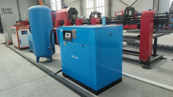 เครื่องพัดสกรูไฟฟ้าที่ควบคุมโดย PLC 37/22kw มีระดับเสียงต่ํา