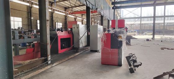 สายการผลิตการปั่นรั้วกรีดที่ควบคุมด้วยจอสัมผัส ด้วยความผิดพลาดความยาว ± 5 mm/m